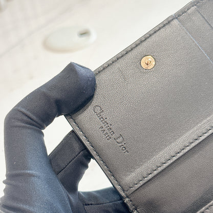 Lady Dior Wallet in Black