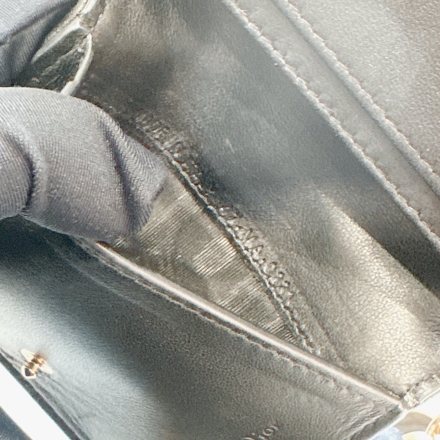 Lady Dior Wallet in Black