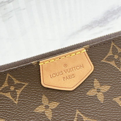 LV Monogram Multi Pochette in Pink Strap