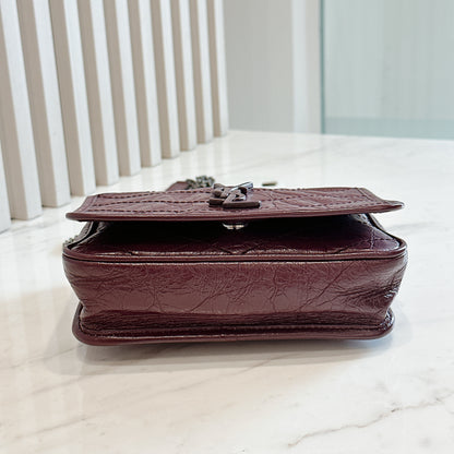 YSL Niki Mini in Burgundy Colour