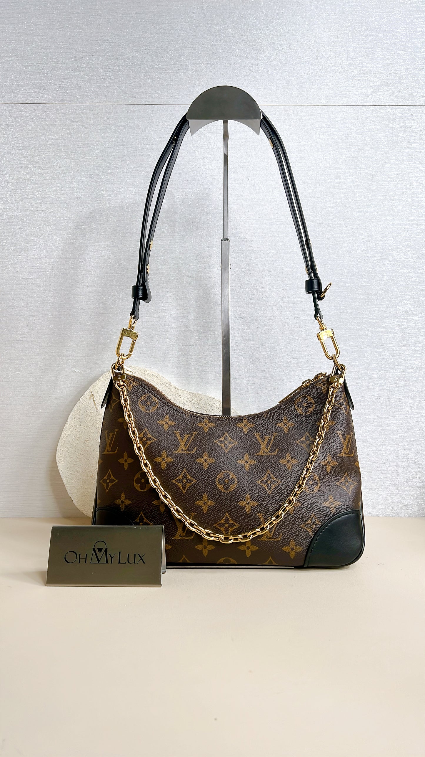 LV Monogram Boulogne in Black