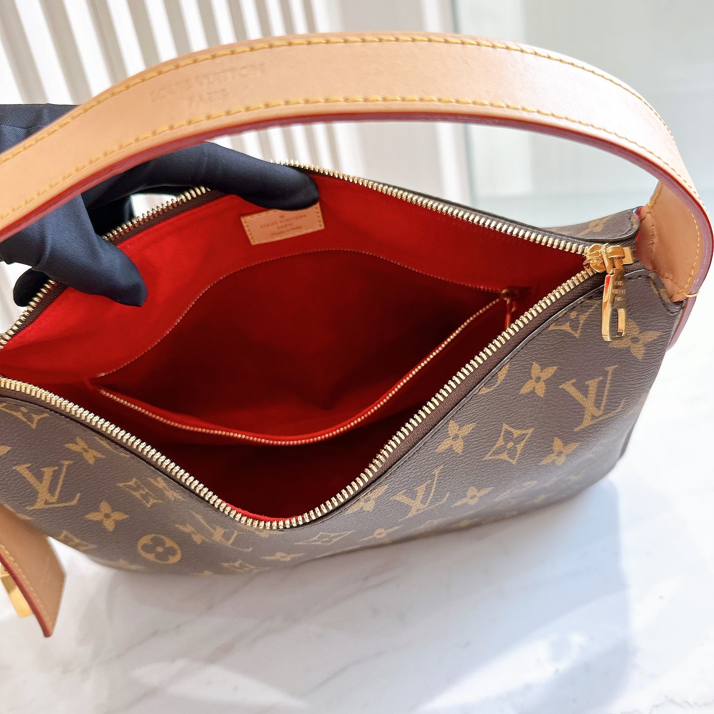 LV Monogram Slouchy PM