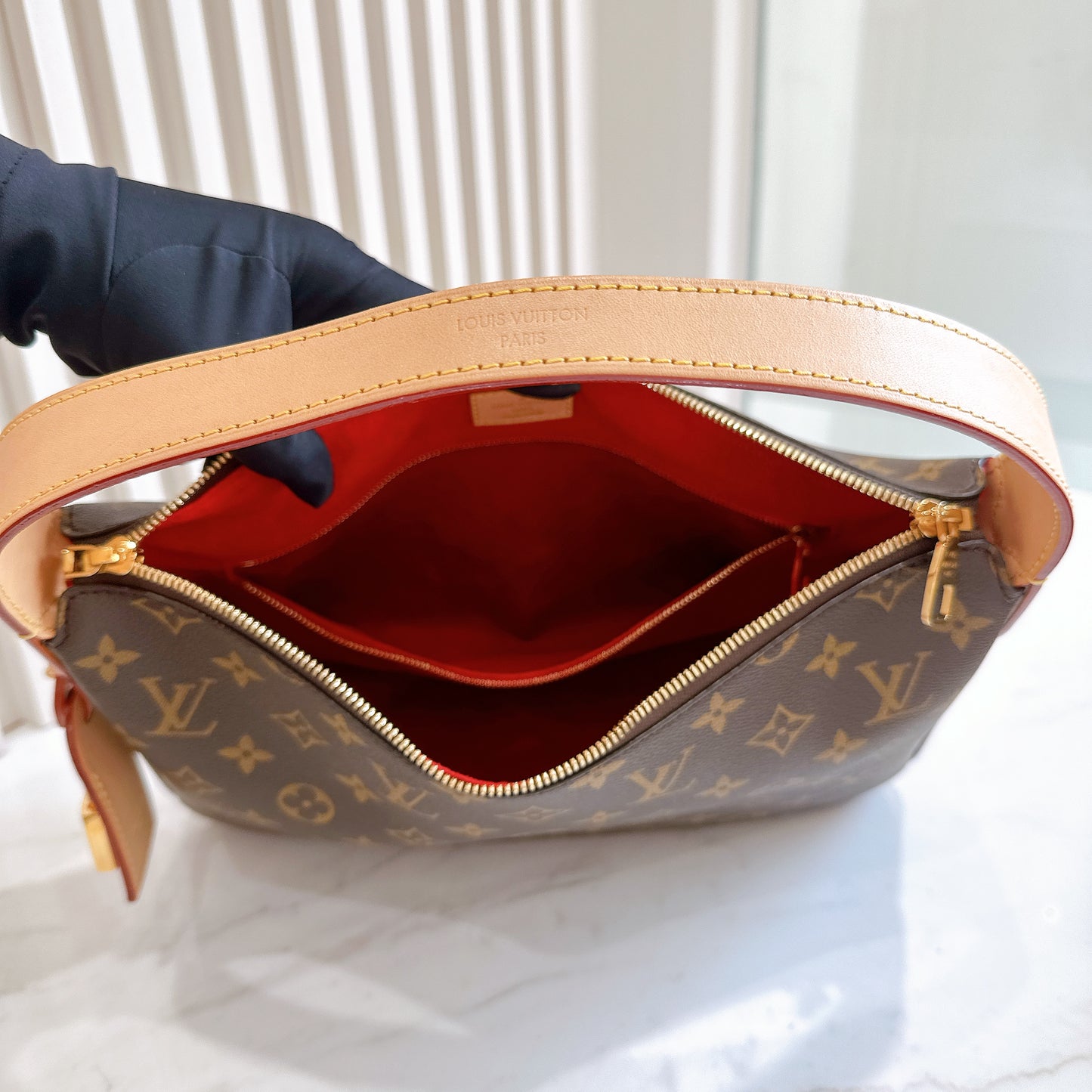 LV Monogram Slouchy PM