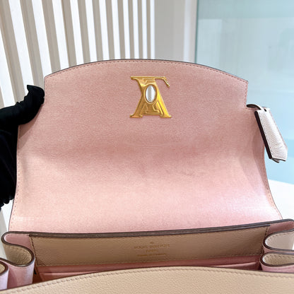 LV Lockme Ever MM in Greige