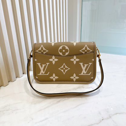 LV Monogram Diane in Tourterelle and Cream