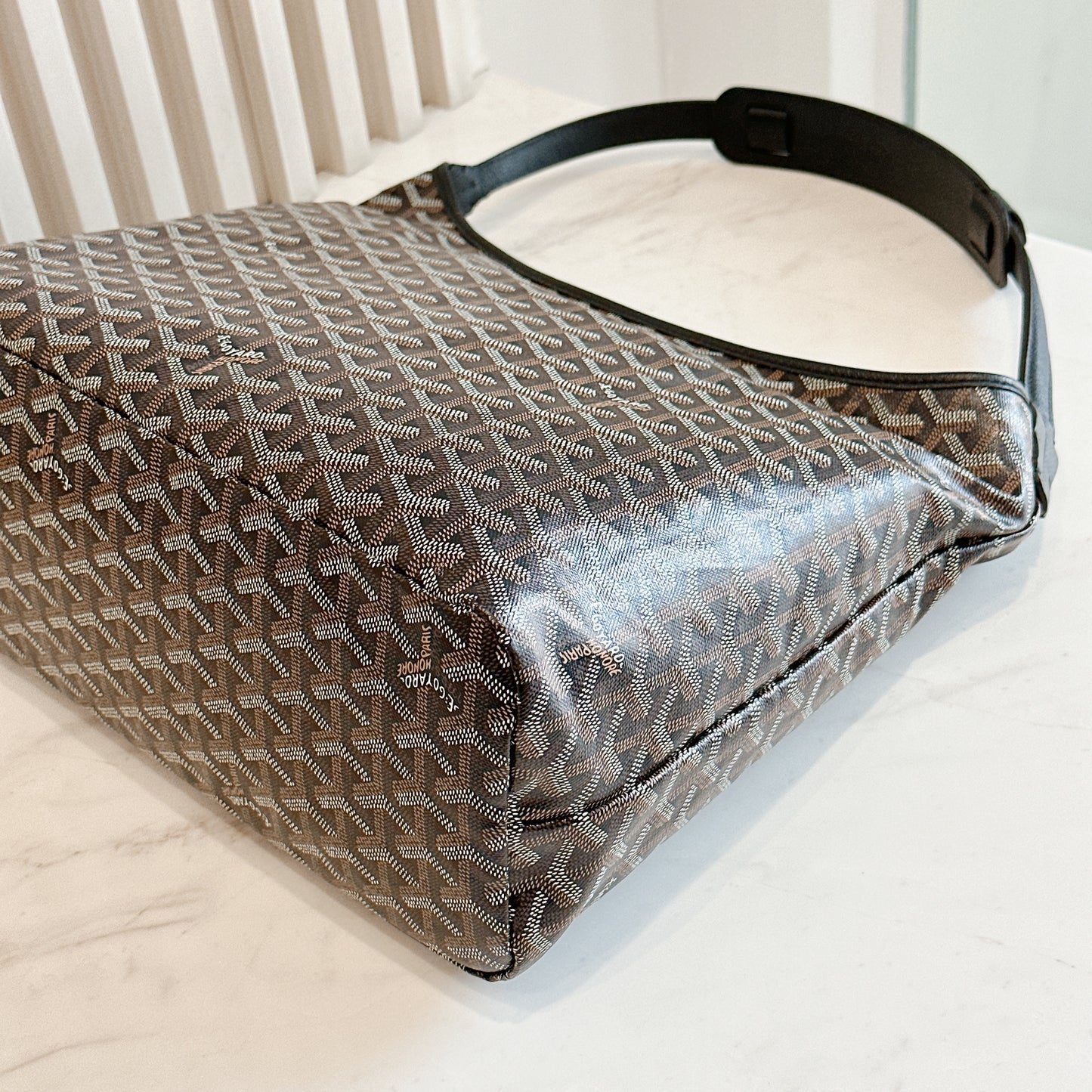 Goyard Boheme Hobo in Black