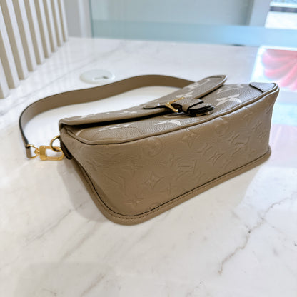 LV Monogram Diane in Tourterelle and Cream