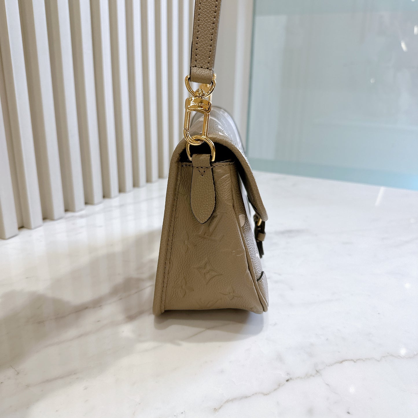 LV Monogram Diane in Tourterelle and Cream