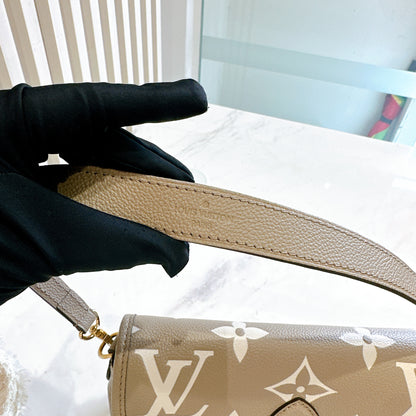 LV Monogram Diane in Tourterelle and Cream