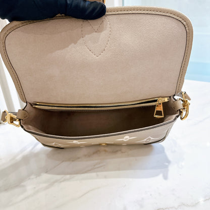 LV Monogram Diane in Tourterelle and Cream
