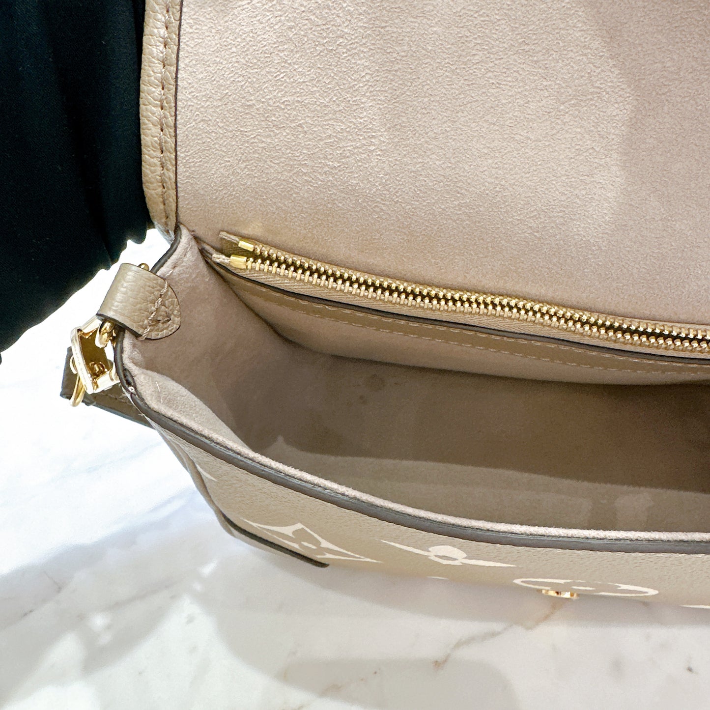 LV Monogram Diane in Tourterelle and Cream
