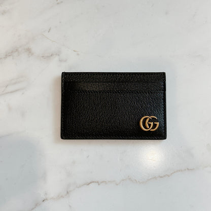 Gucci Marmont Card Case in Black
