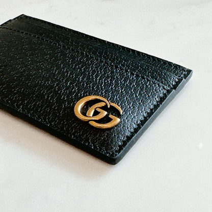 Gucci Marmont Card Case in Black