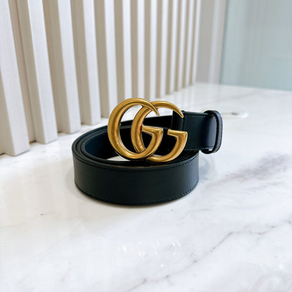Gucci Marmont Belt in Black