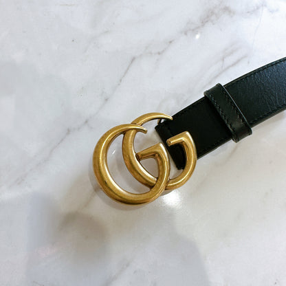 Gucci Marmont Belt in Black