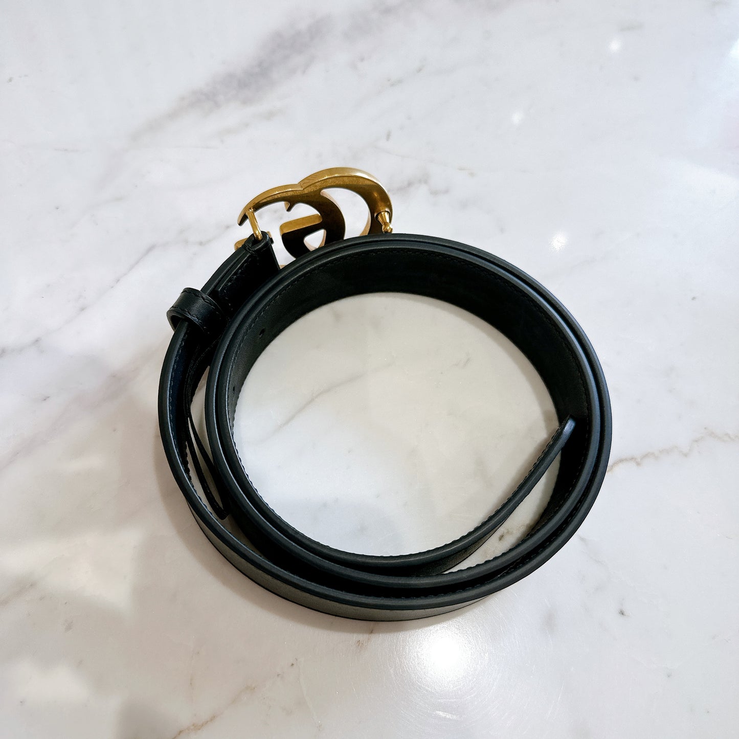 Gucci Marmont Belt in Black