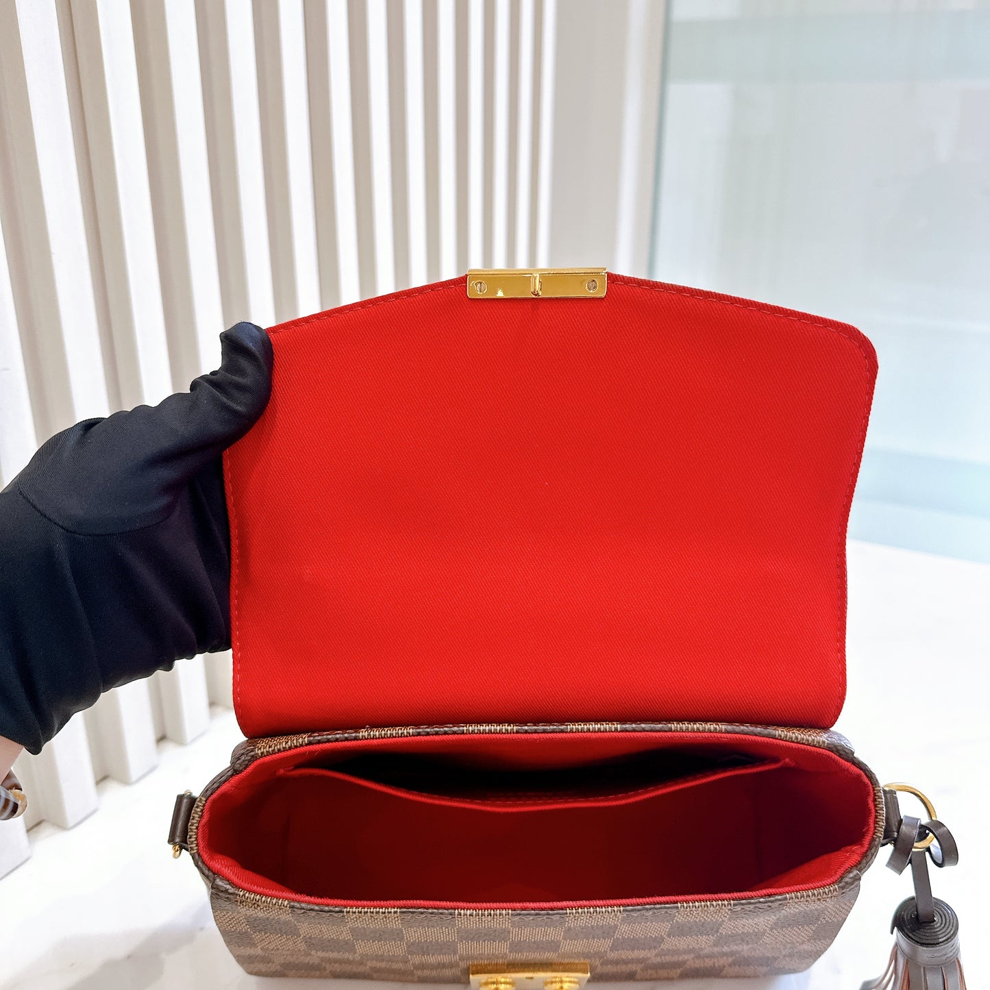 LV Damier Ebene Croisette