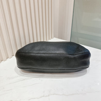 Fendi Black Leather Tote Bag