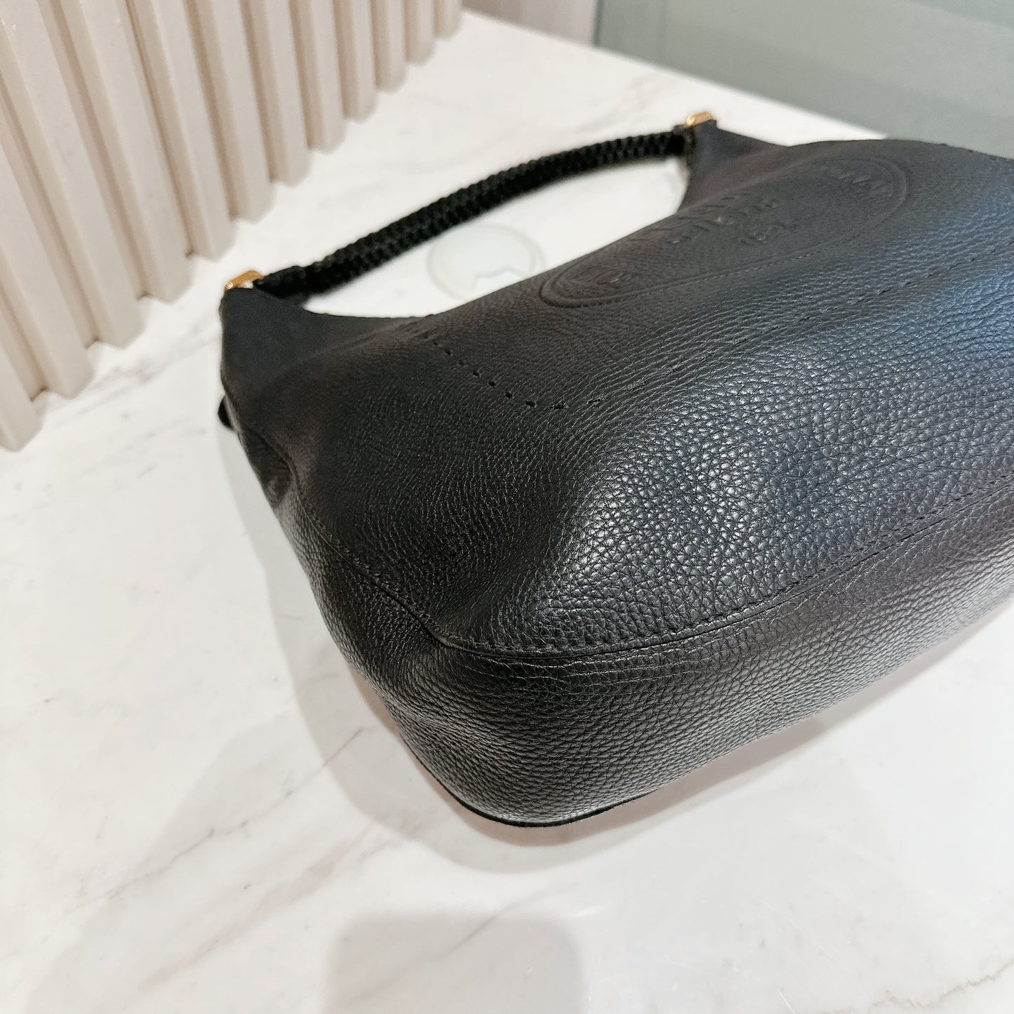 Fendi Black Leather Tote Bag