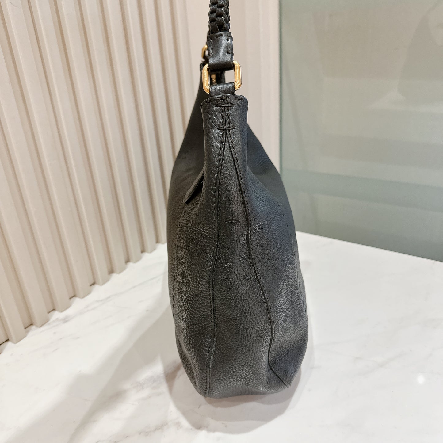 Fendi Black Leather Tote Bag