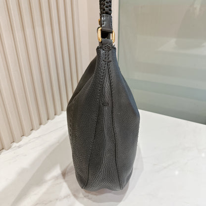 Fendi Black Leather Tote Bag