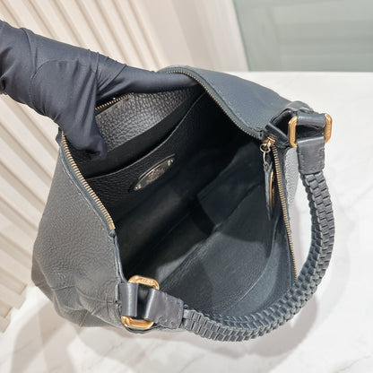 Fendi Black Leather Tote Bag