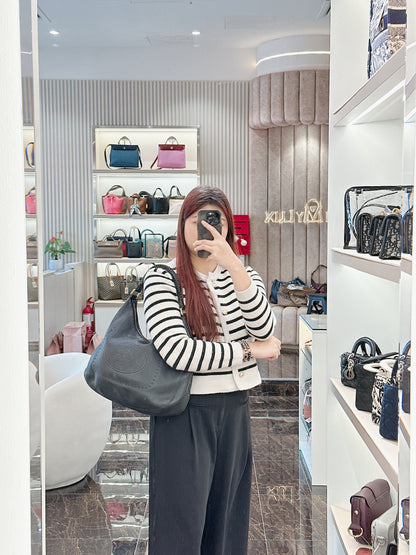 Fendi Black Leather Tote Bag