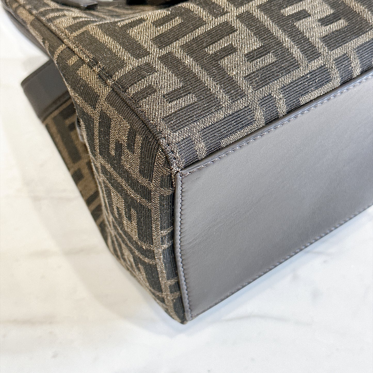 Fendi Origami Mini in Brown FF Jacquard