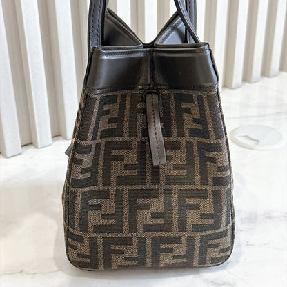 Fendi Origami Mini in Brown FF Jacquard