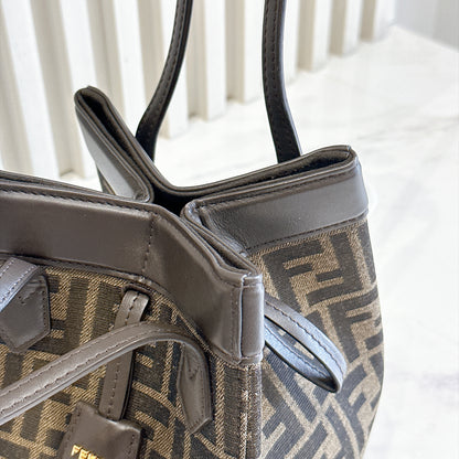 Fendi Origami Mini in Brown FF Jacquard