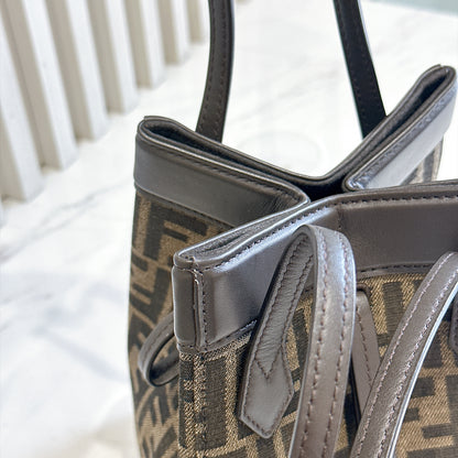 Fendi Origami Mini in Brown FF Jacquard