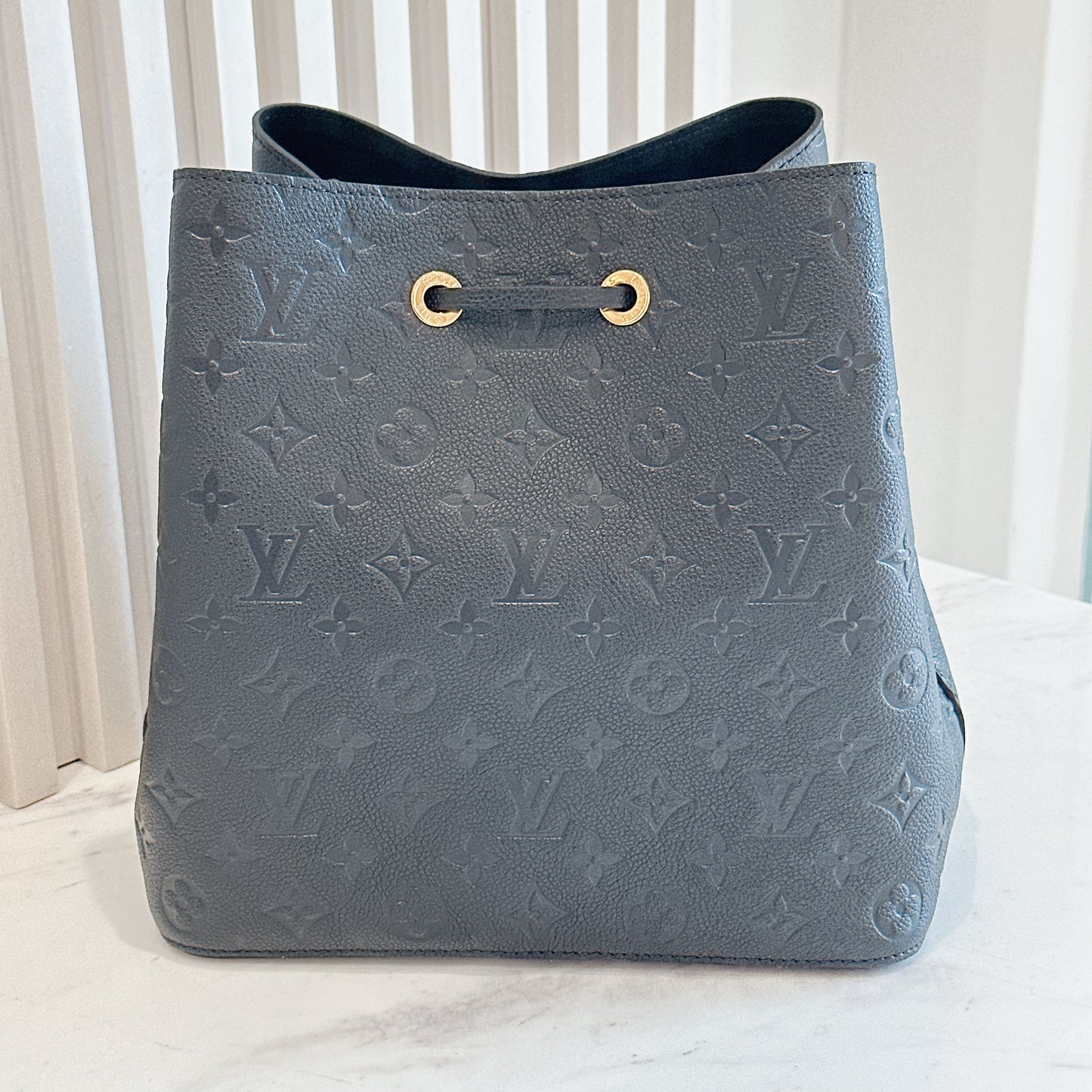 LV Neo Noe in Black Empreinte Leather