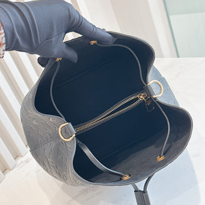 LV Neo Noe in Black Empreinte Leather