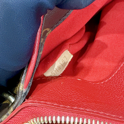 LV Pallas BB in Monogram and Cherry Red
