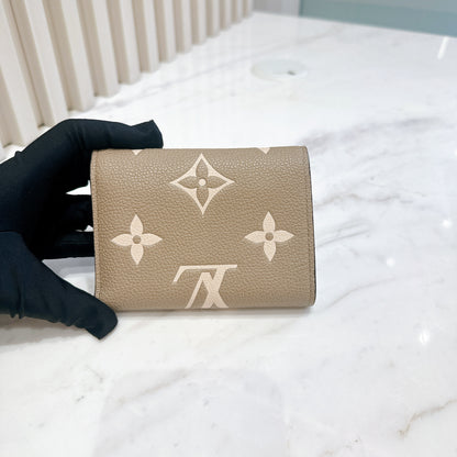 LV Victorine Wallet in Tourterelle/Creme