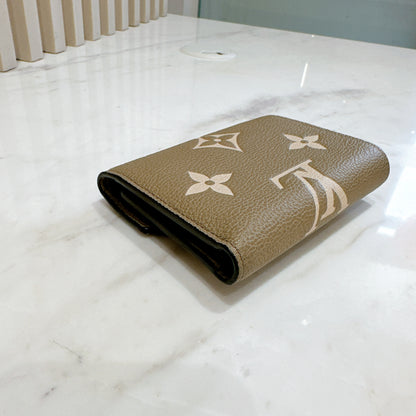 LV Victorine Wallet in Tourterelle/Creme