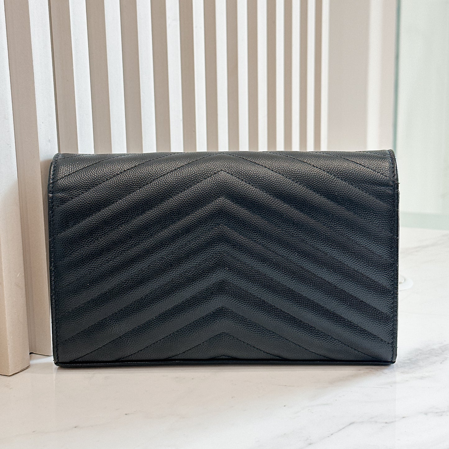 YSL Wallet On Chain In Black SHW