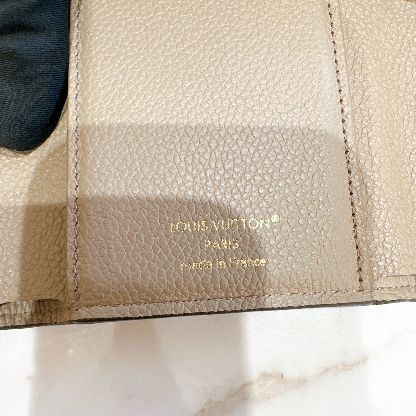 LV Victorine Wallet in Tourterelle/Creme