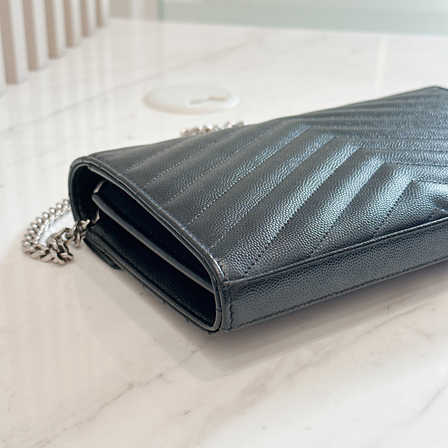 YSL Wallet On Chain In Black SHW