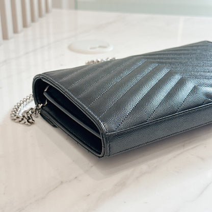 YSL Wallet On Chain In Black SHW