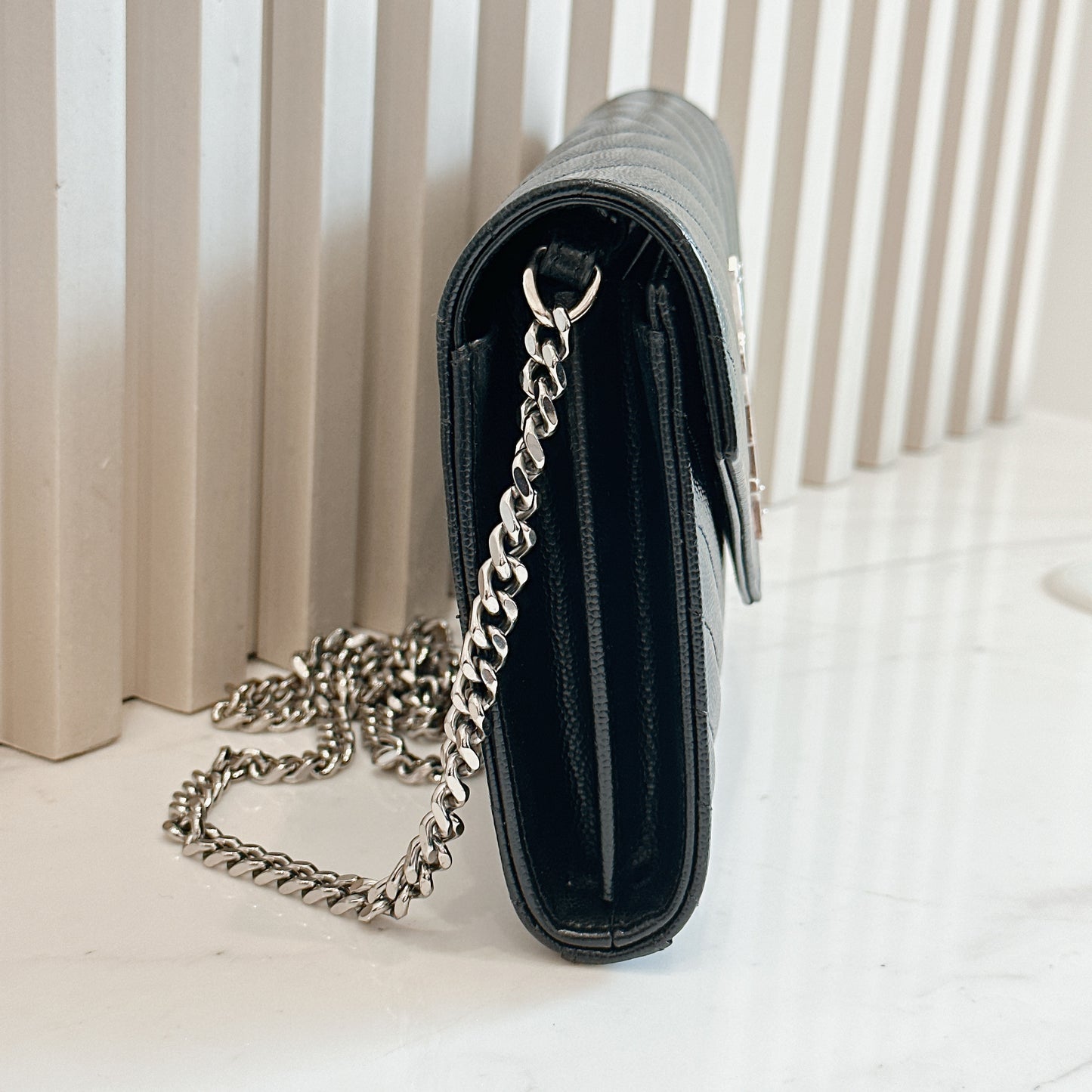 YSL Wallet On Chain In Black SHW