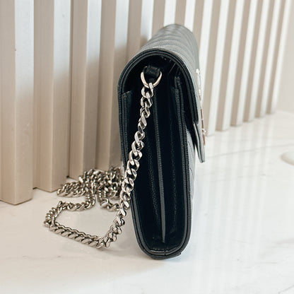 YSL Wallet On Chain In Black SHW