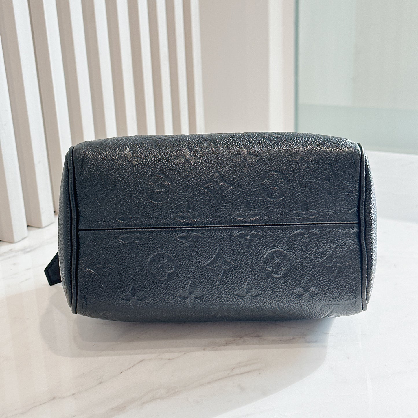 LV Speedy 20 in Monogram Black Empreinte Leather