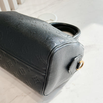 LV Speedy 20 in Monogram Black Empreinte Leather