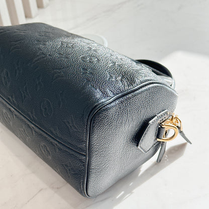 LV Speedy 20 in Monogram Black Empreinte Leather