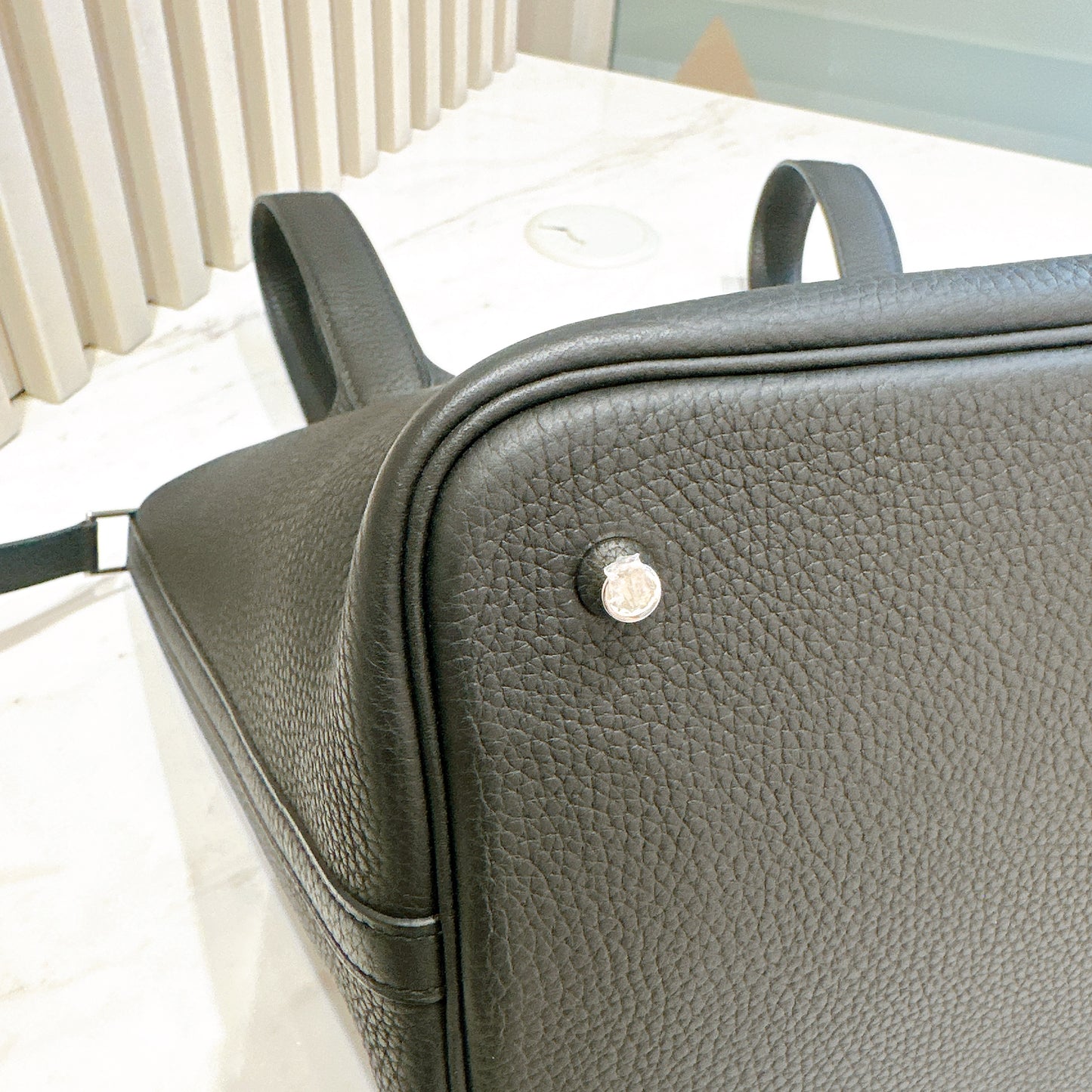Hermes Picotin 22 Black In SHW
