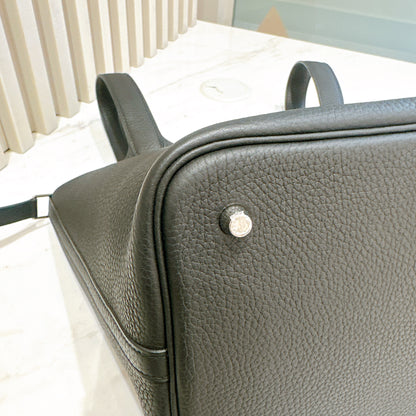 Hermes Picotin 22 Black In SHW