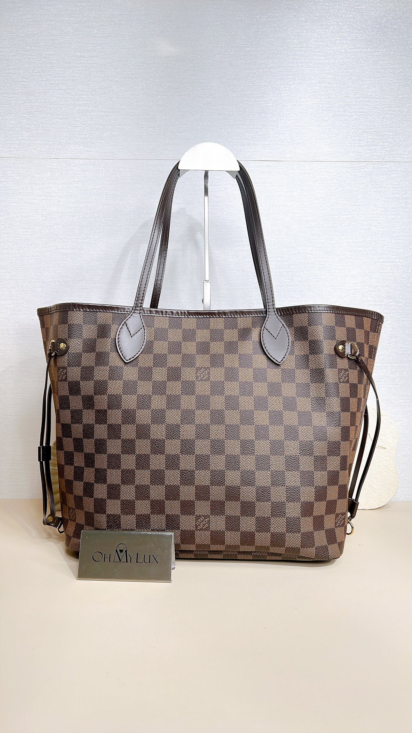 LV Neverfull MM in Damier Ebene