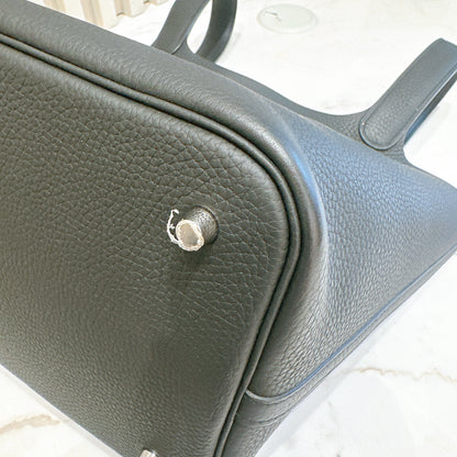 Hermes Picotin 22 Black In SHW