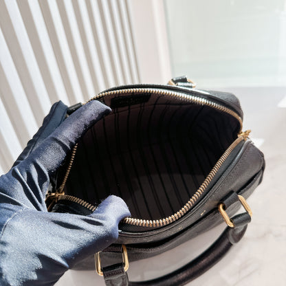 LV Speedy 20 in Monogram Black Empreinte Leather